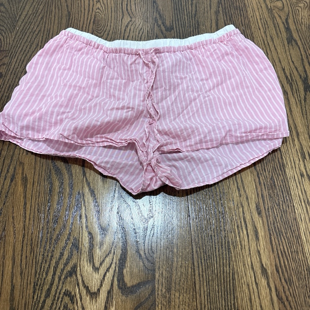 H&M Pink Striped Athletic Shorts